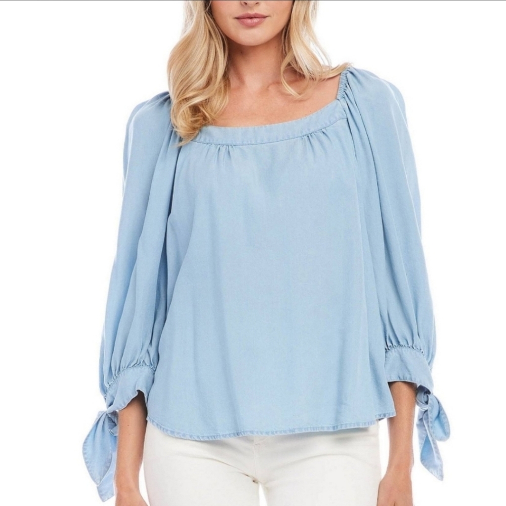 Chambray Top